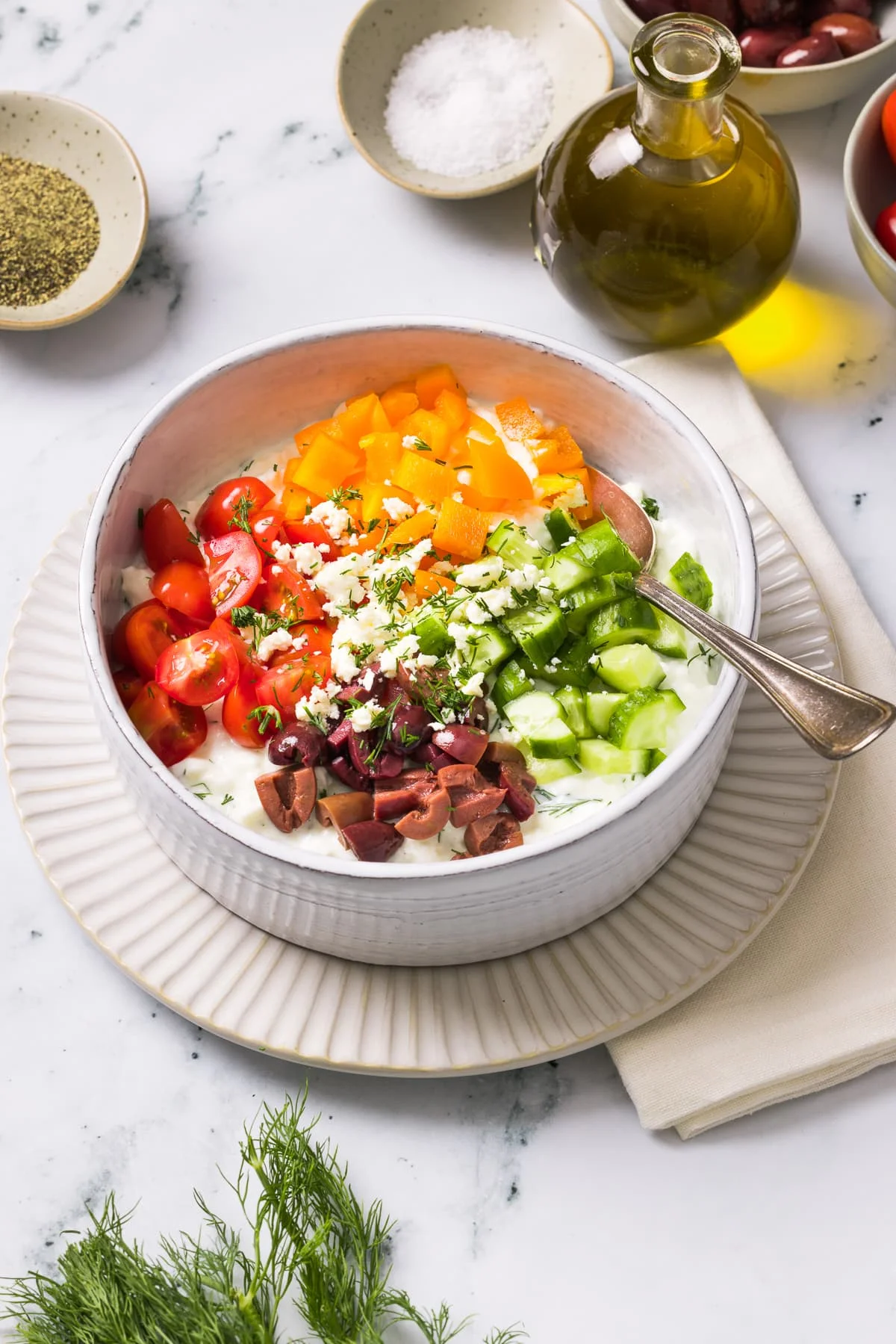 Greek Cottage Cheese Bowl