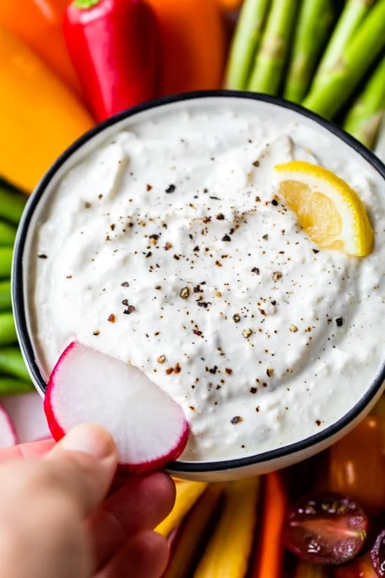 Greek Yogurt Caesar Salad Dip