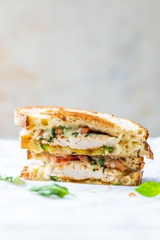 Grilled Chicken Mozzarella Cheese Sandwich