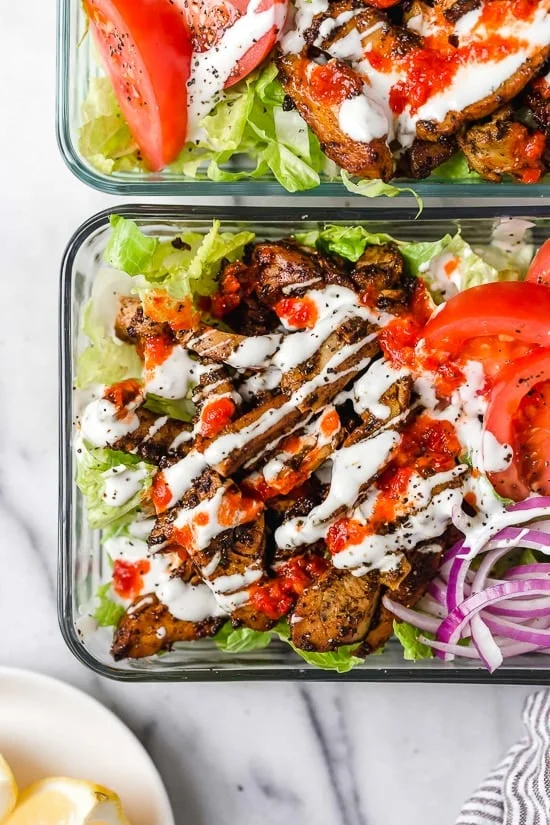 Food Cart-Style Chicken Salad with White Sauce
