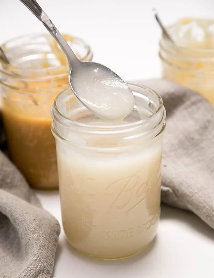 Have you ever noticed how expensive sweetened condensed milk is? Here, I'll show you how to make sweetened condensed milk at home. There's even a dairy-free option, and it's all so easy!