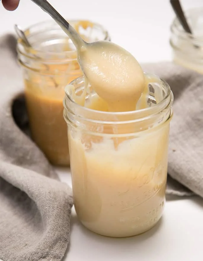 Have you ever noticed how expensive sweetened condensed milk is? Here, I'll show you how to make sweetened condensed milk at home. There's even a dairy-free option, and it's all so easy!