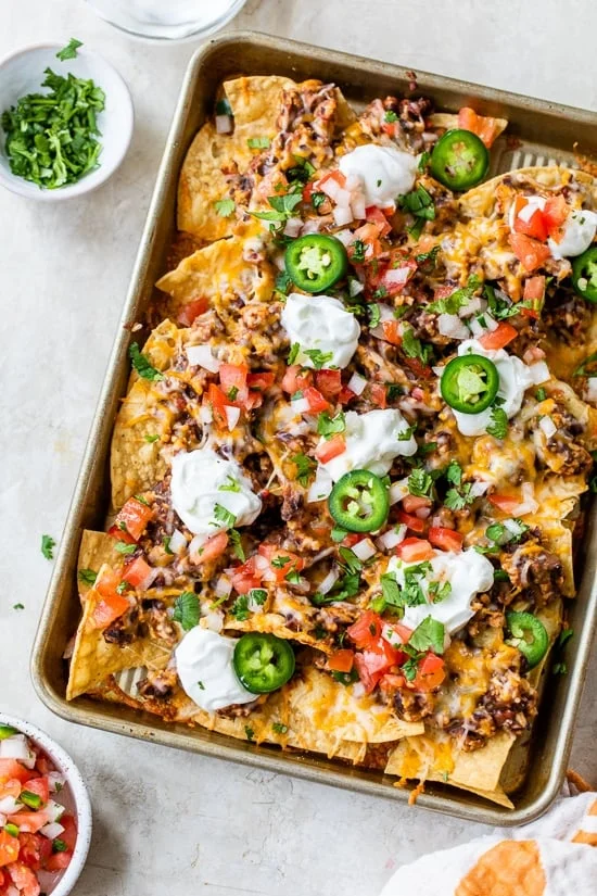 Healthy Loaded Nachos