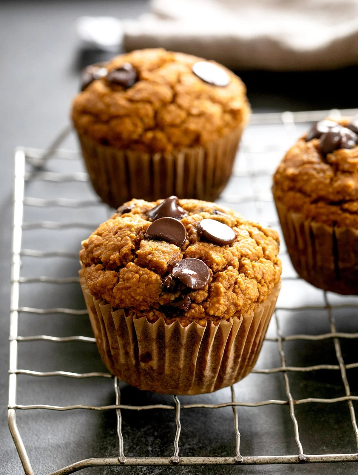 Easy Oat Flour Pumpkin Muffins