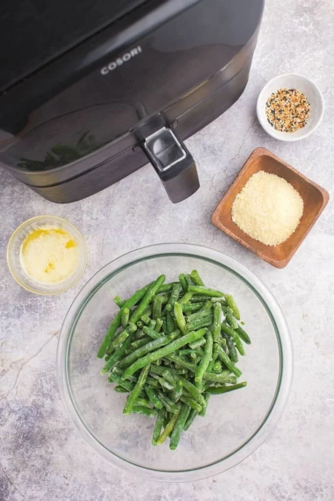 ingredients for air fryer frozen green beans