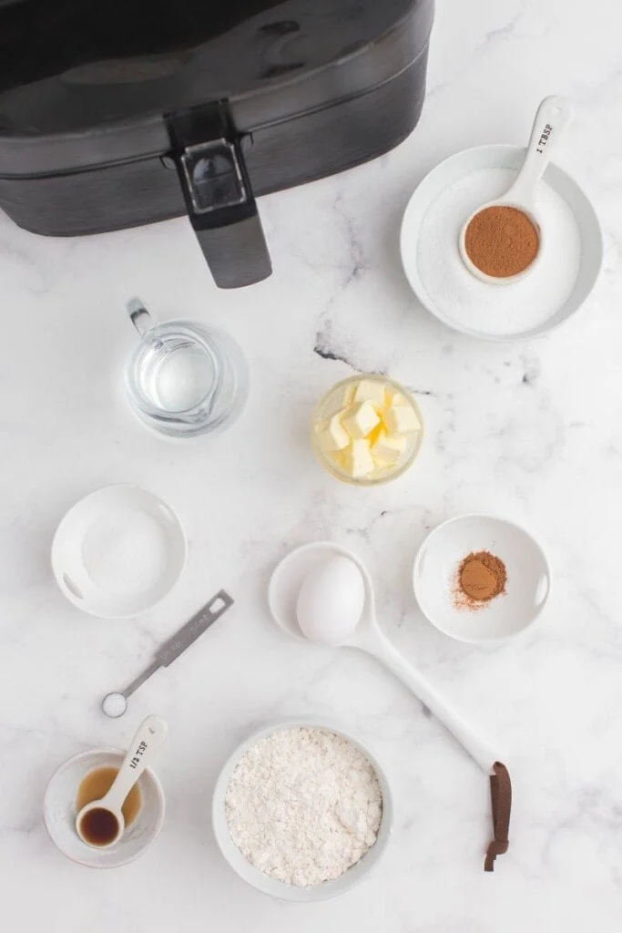 ingredients needed to make air fryer churros 