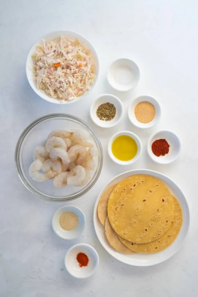 ingredients to make air fryer shrimp