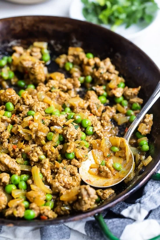 Lamb Keema with Peas