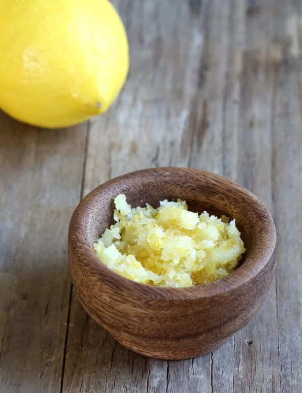 Lemon Sugar for Gluten Free Lemon Pudding Cakes
