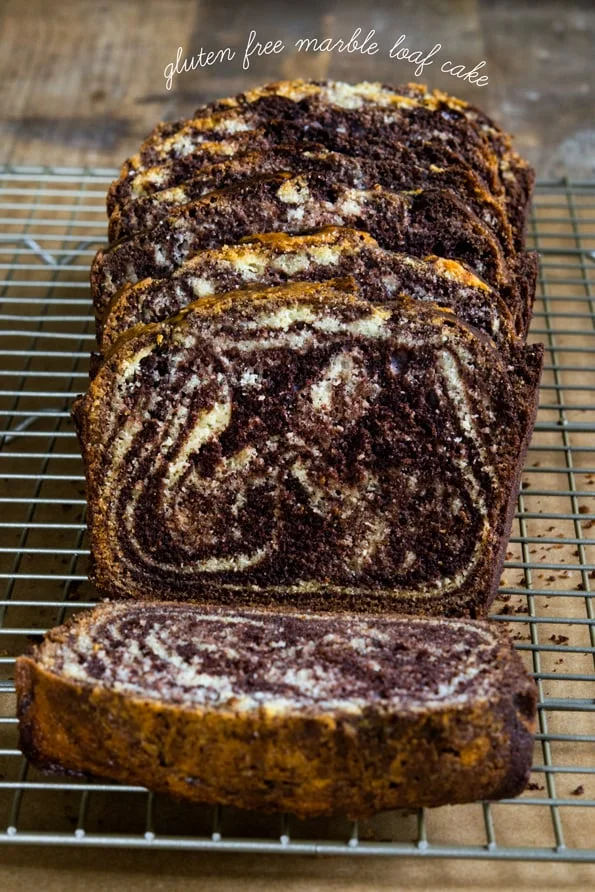 Gluten Free Marble Loaf Cake