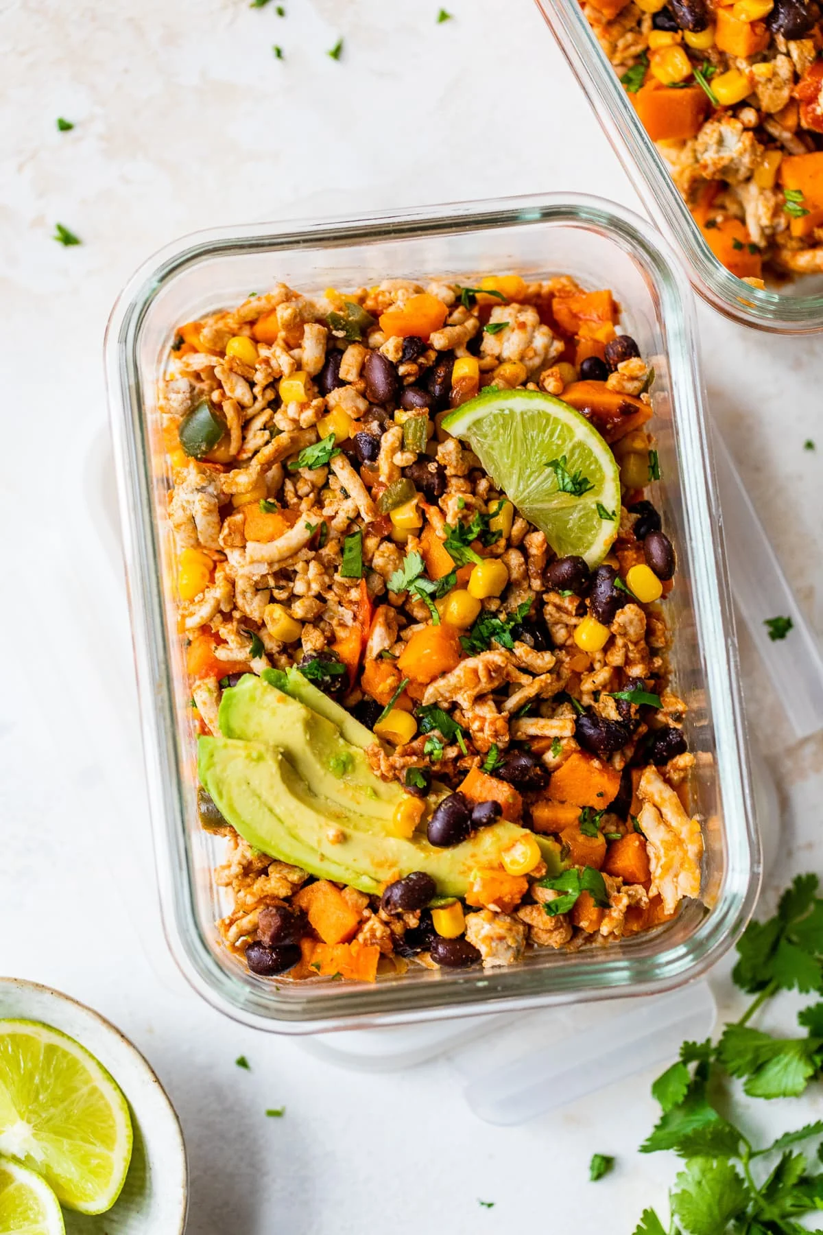 Ground Turkey Skillet with Sweet Potatoes and Black Bean