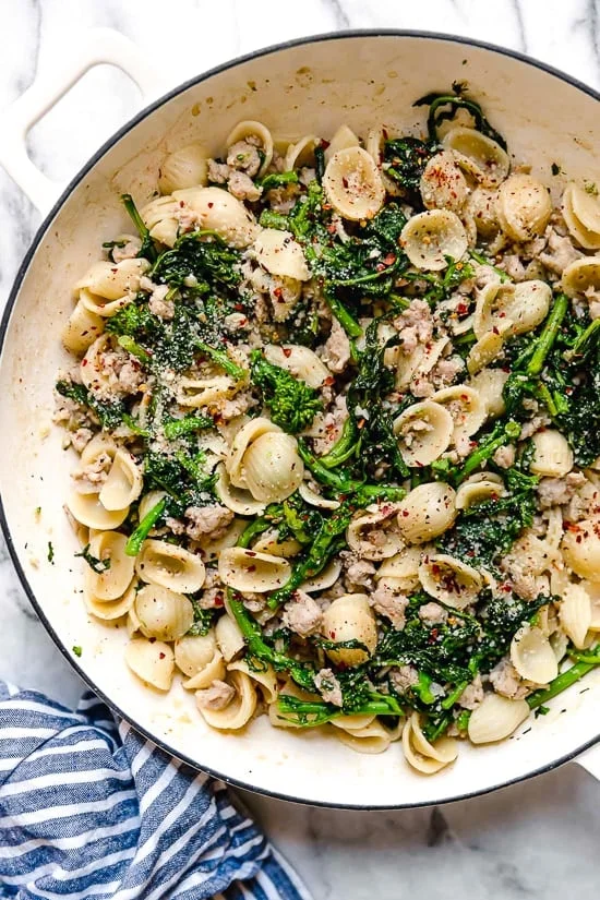 Orecchiette with Sausage and Broccoli Rabe