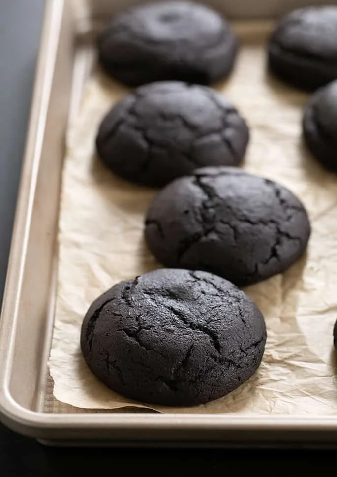 Oreo Cakesters cookies on brown surface. 