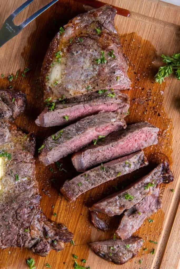 Air Fryer New York Strip Steak