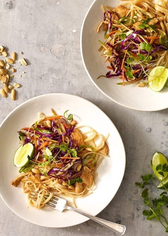 Peanut Noodles With Chicken