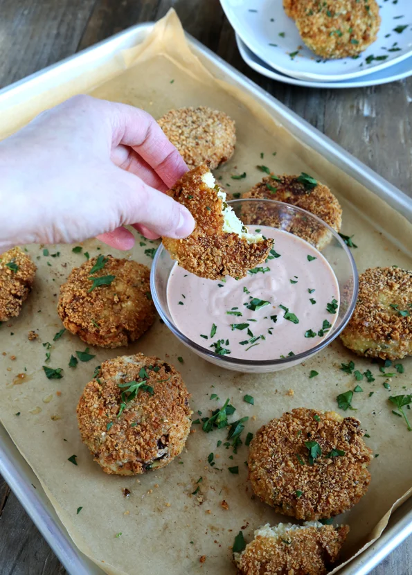 Gluten Free Cauliflower Fritters