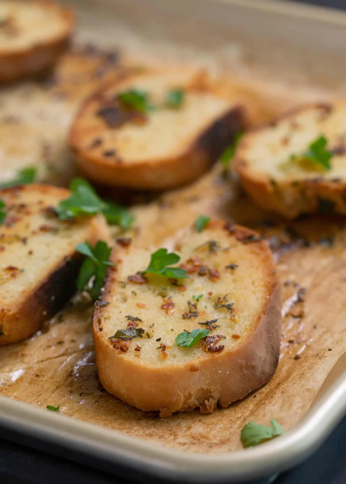 Crispy Gluten Free Garlic Bread