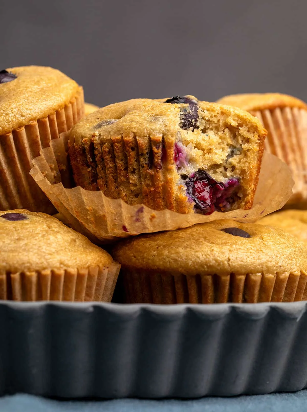 Healthy Blueberry Muffins