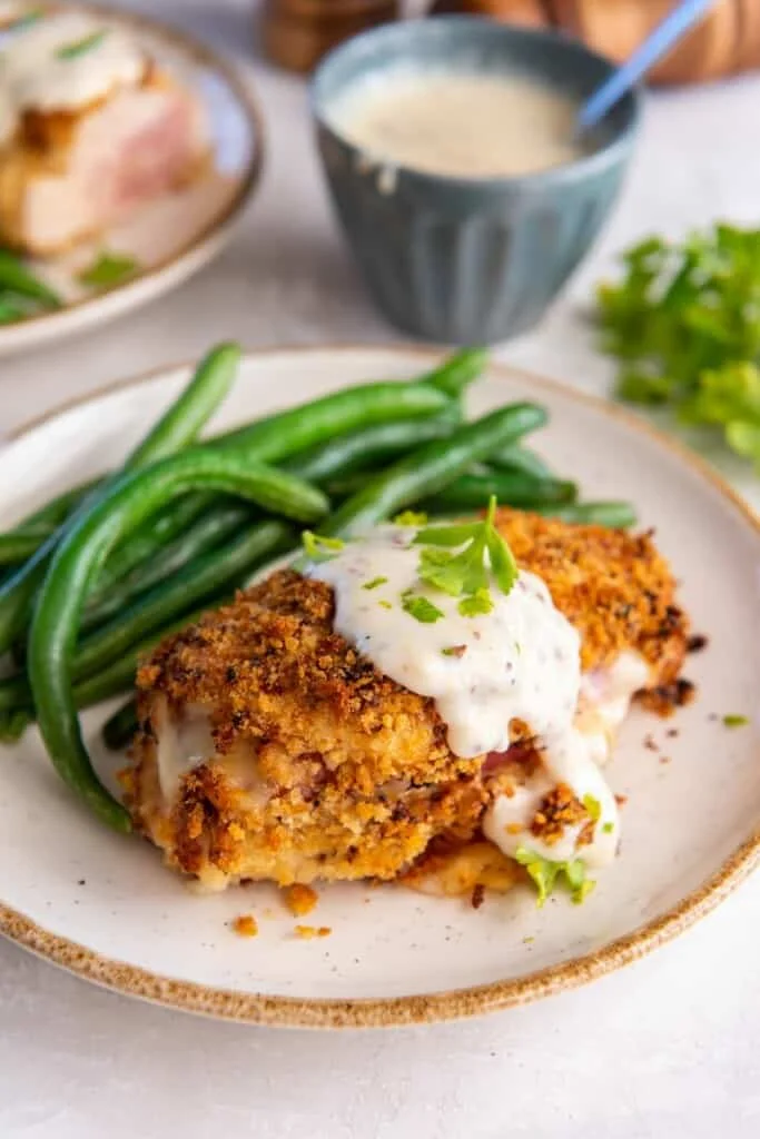 Air Fryer Chicken Cordon Bleu