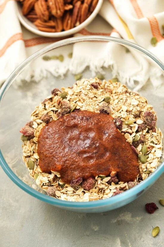Pumpkin, spices and oats