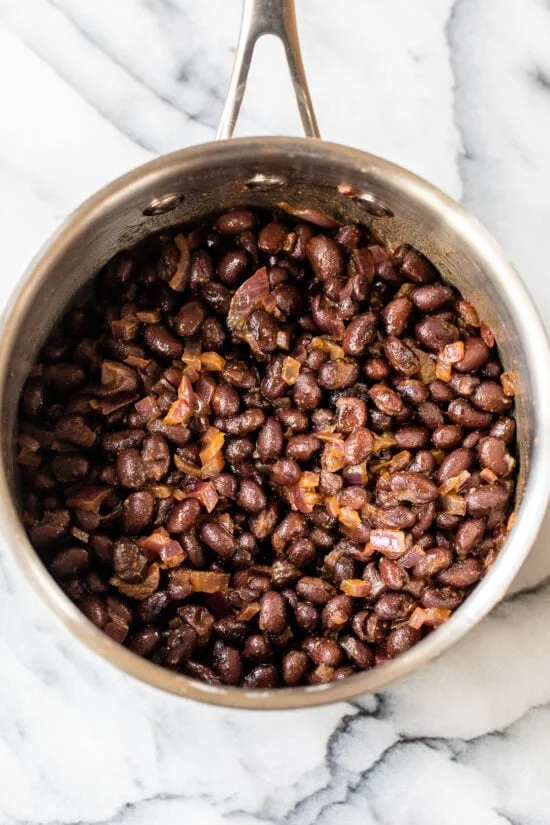 quick black beans