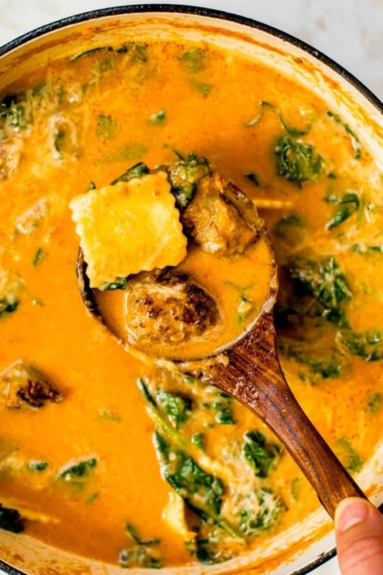 Ravioli Soup