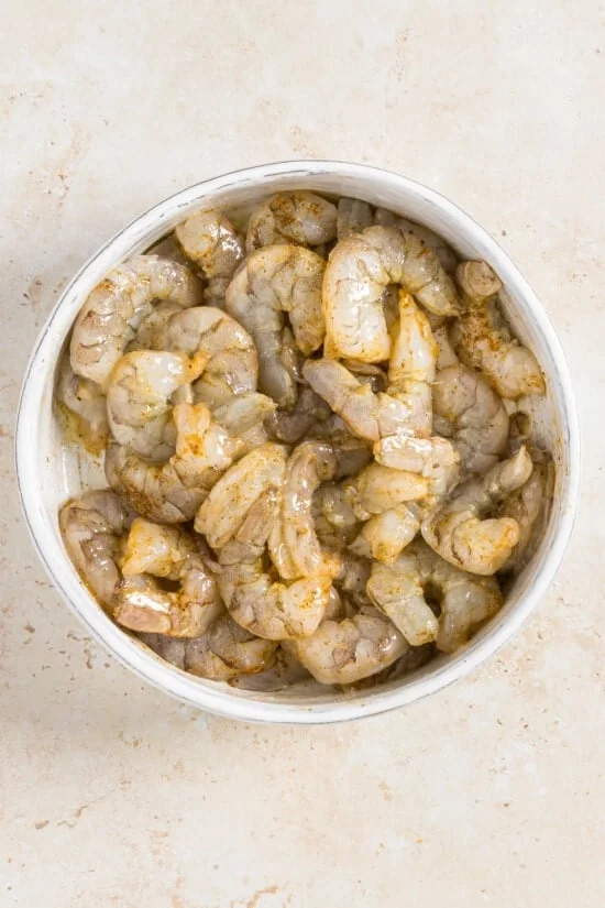 raw shrimp