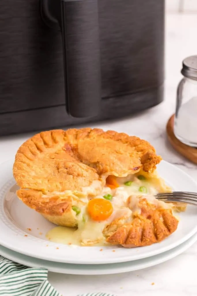 ready to serve air fried pot pie