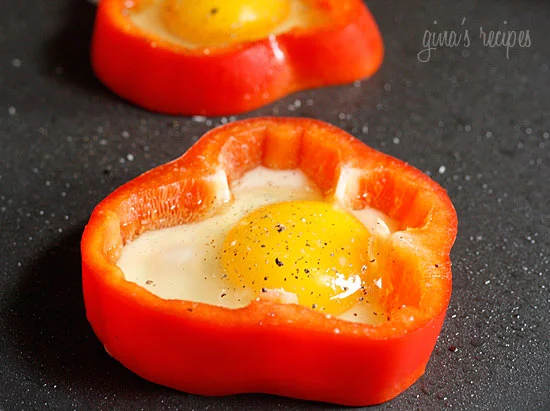 Red Pepper Egg-In-A-Hole