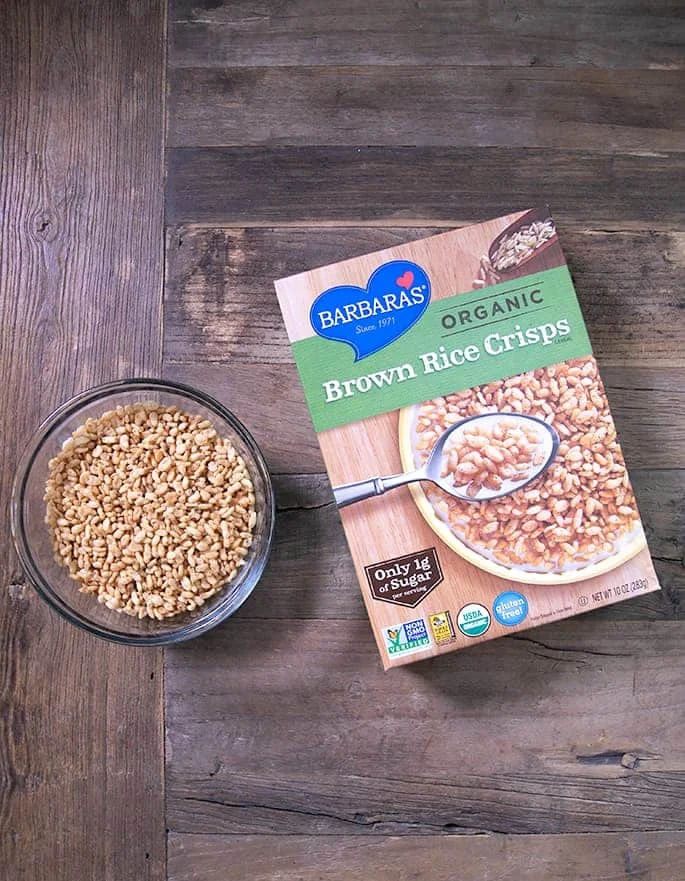 Rice Krispies are not gluten free, but I've got 5 brands of crisp rice cereal that are gluten free, like Barbara's Brown Rice Crisps cereal.