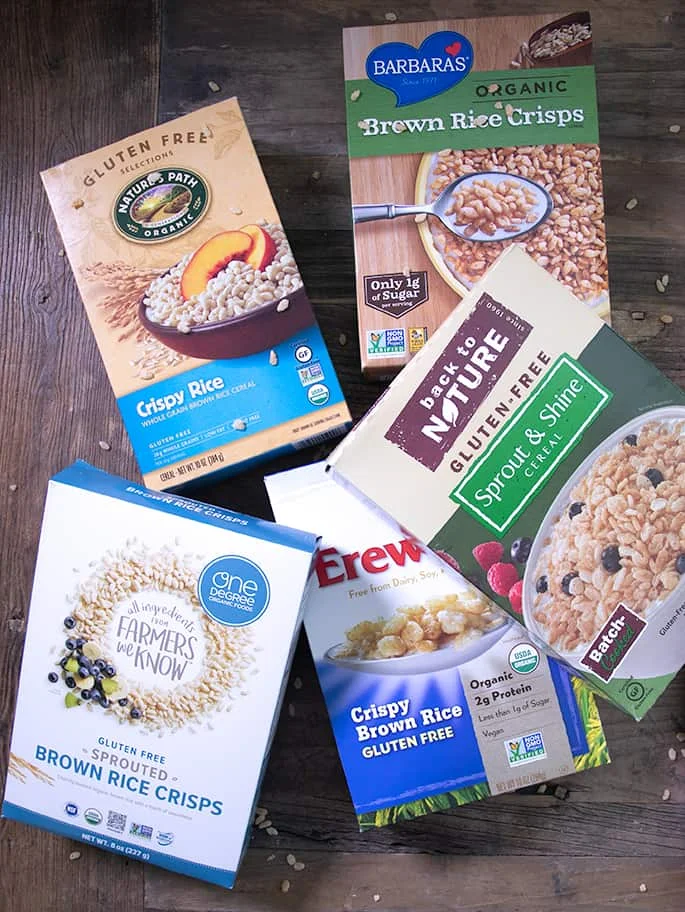 Rice Krispies are not gluten free, but I've got 5 brands of crisp rice cereal that are gluten free. Plus, my favorite way to make extra-soft traditional rice crispy treats.