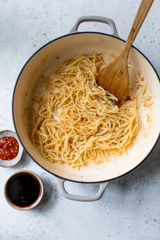 Sambal Spicy Noodles with Turkey