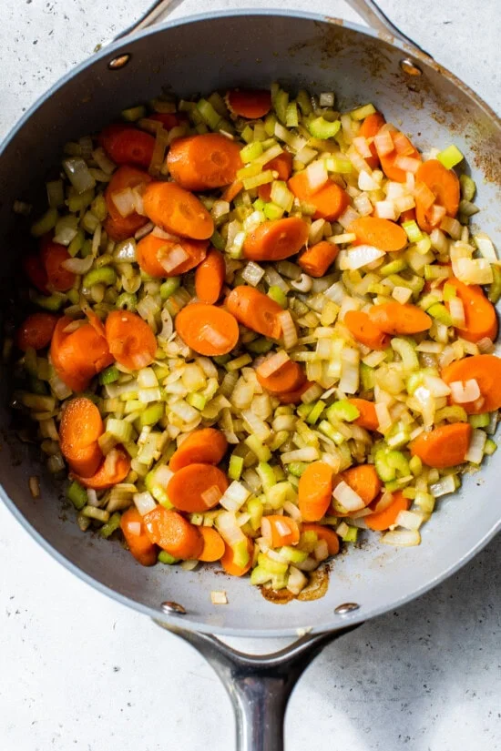 saute vegetables