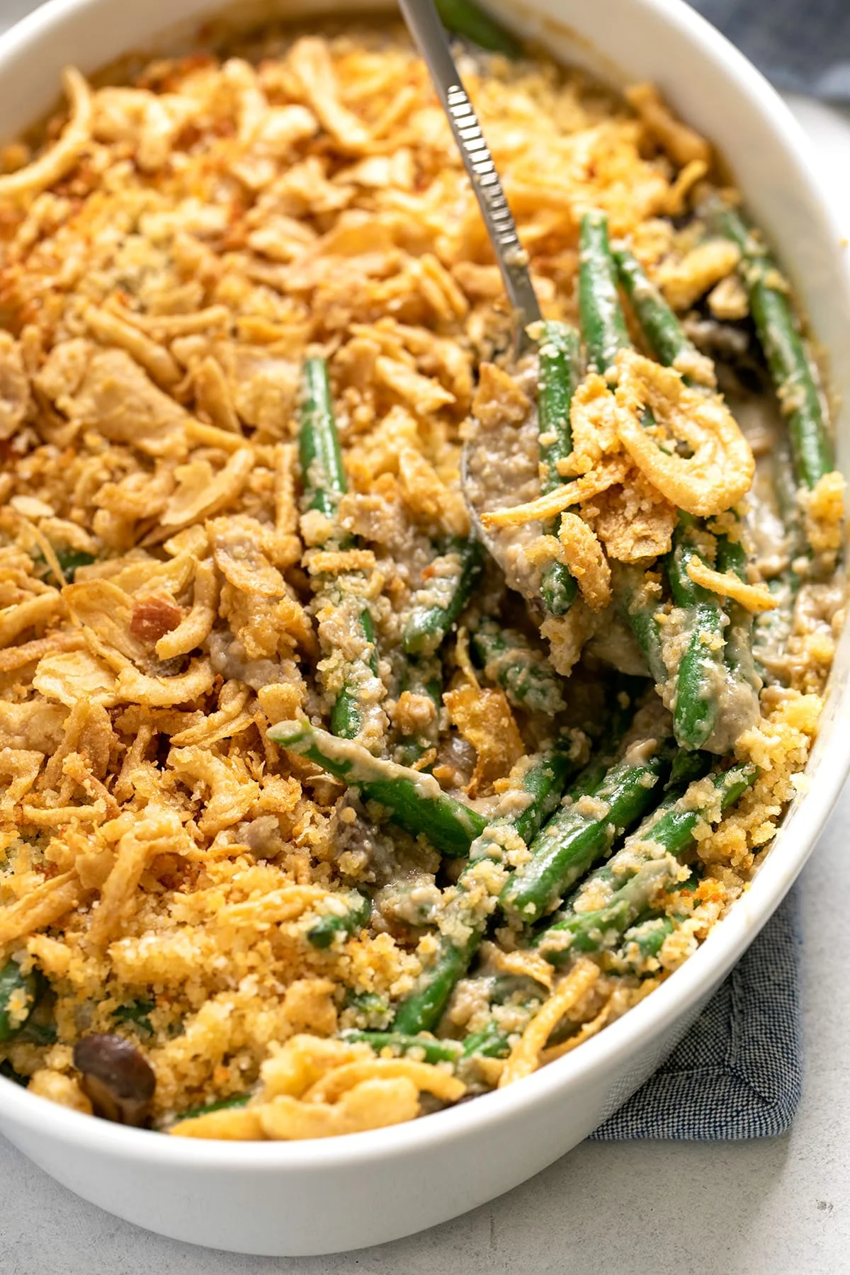 Easy Gluten Free Green Bean Casserole (No Canned Soup!)