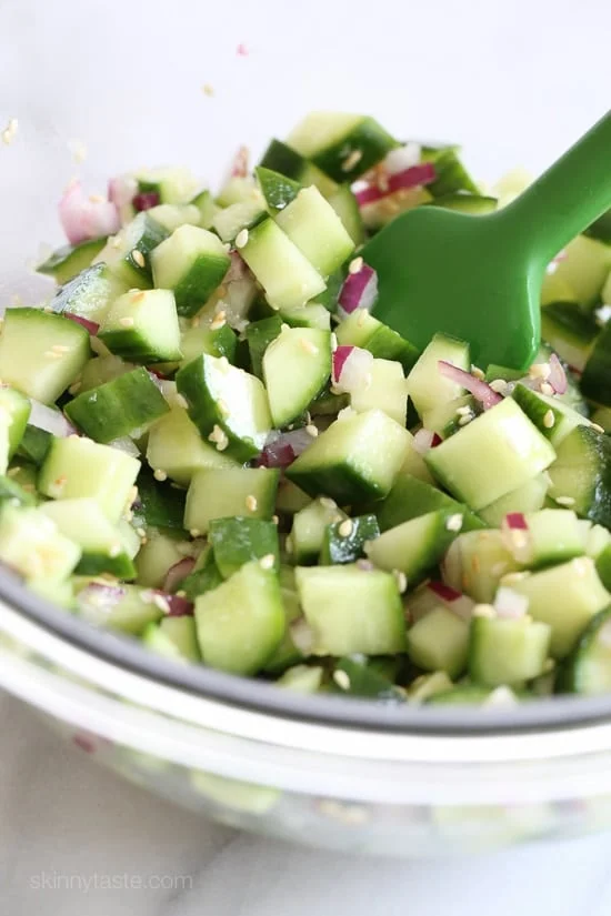 Sesame Cucumber Relish