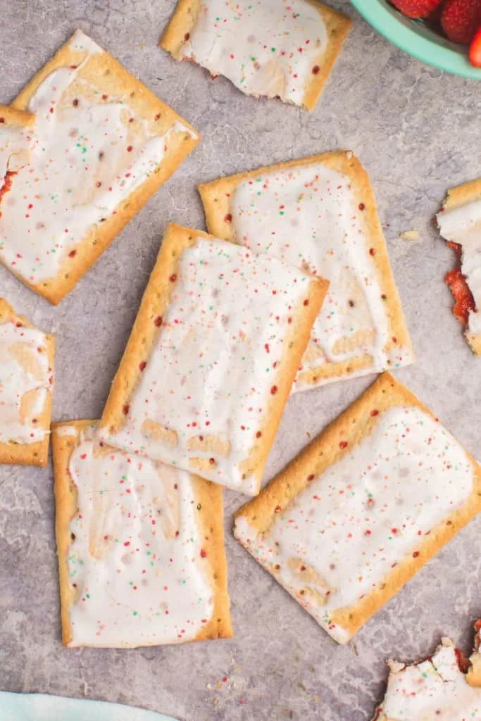 several air fried pop tarts