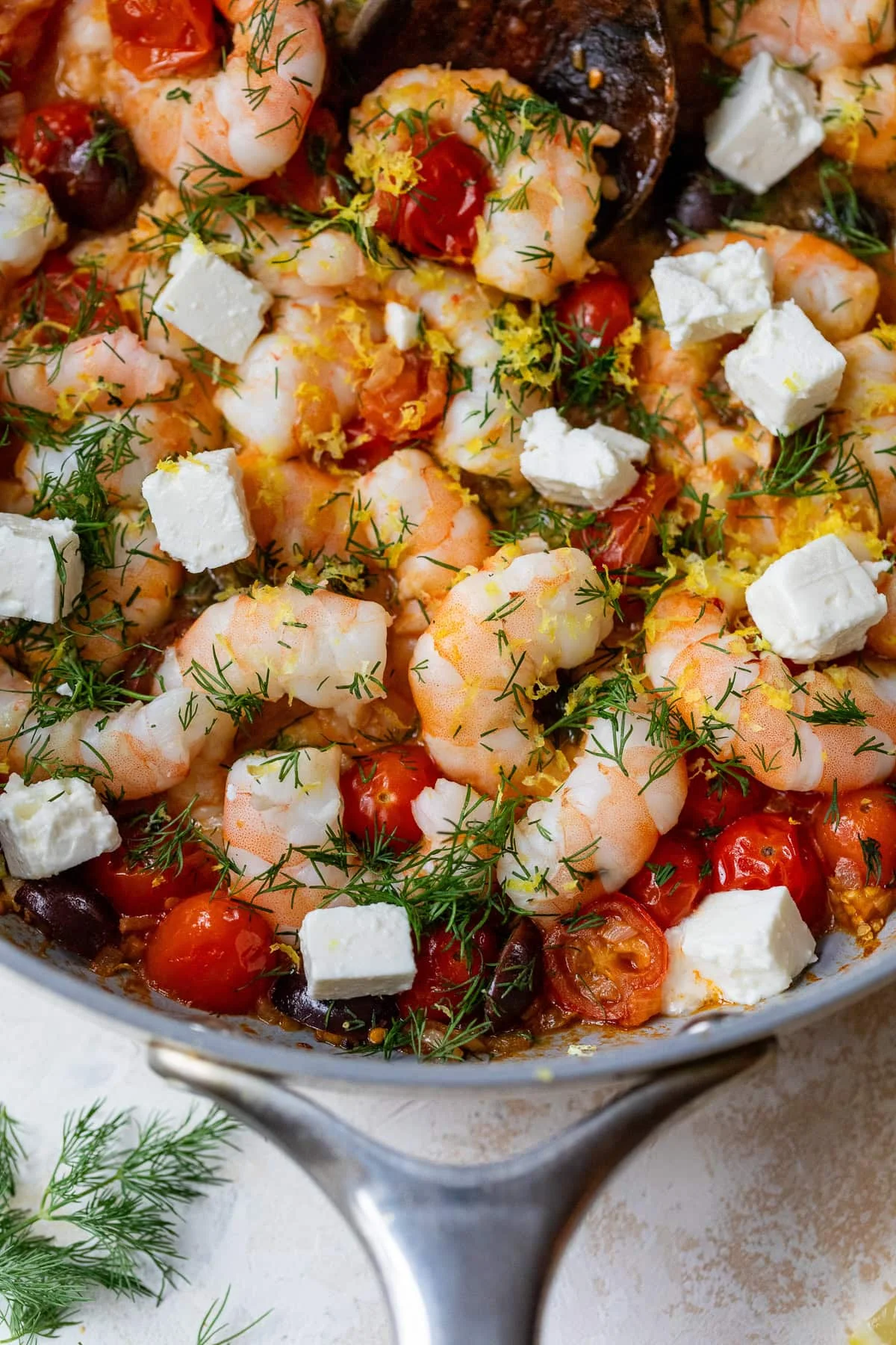 Shrimp Saganaki