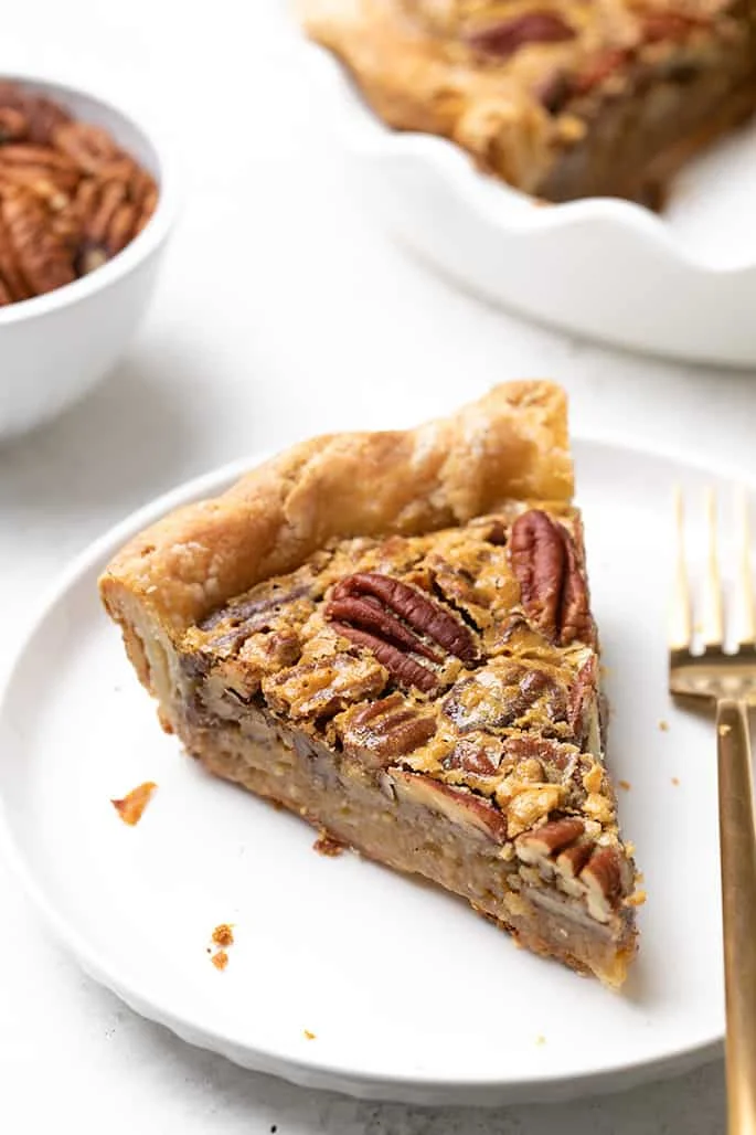 Easy Gluten Free Pecan Pie (No Corn Syrup!)