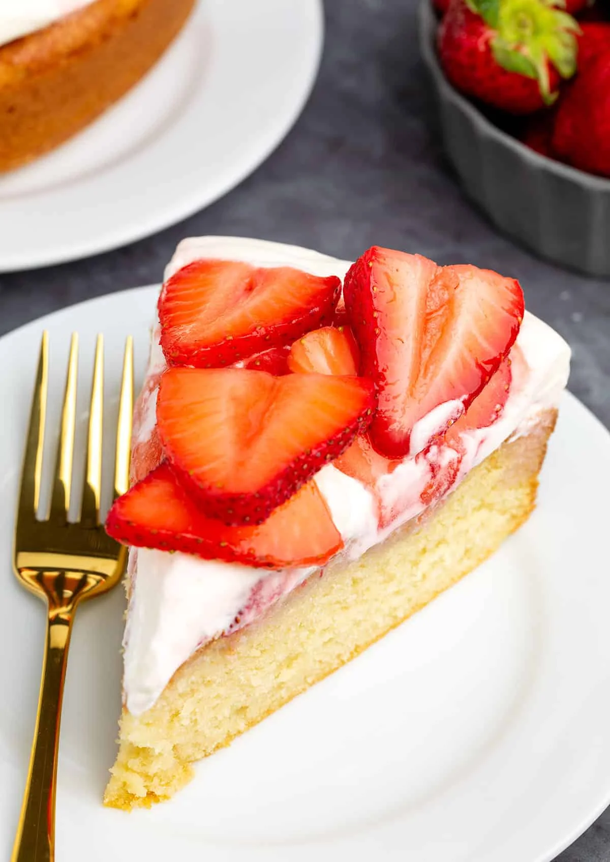 Gluten Free Strawberry Shortcake Cake