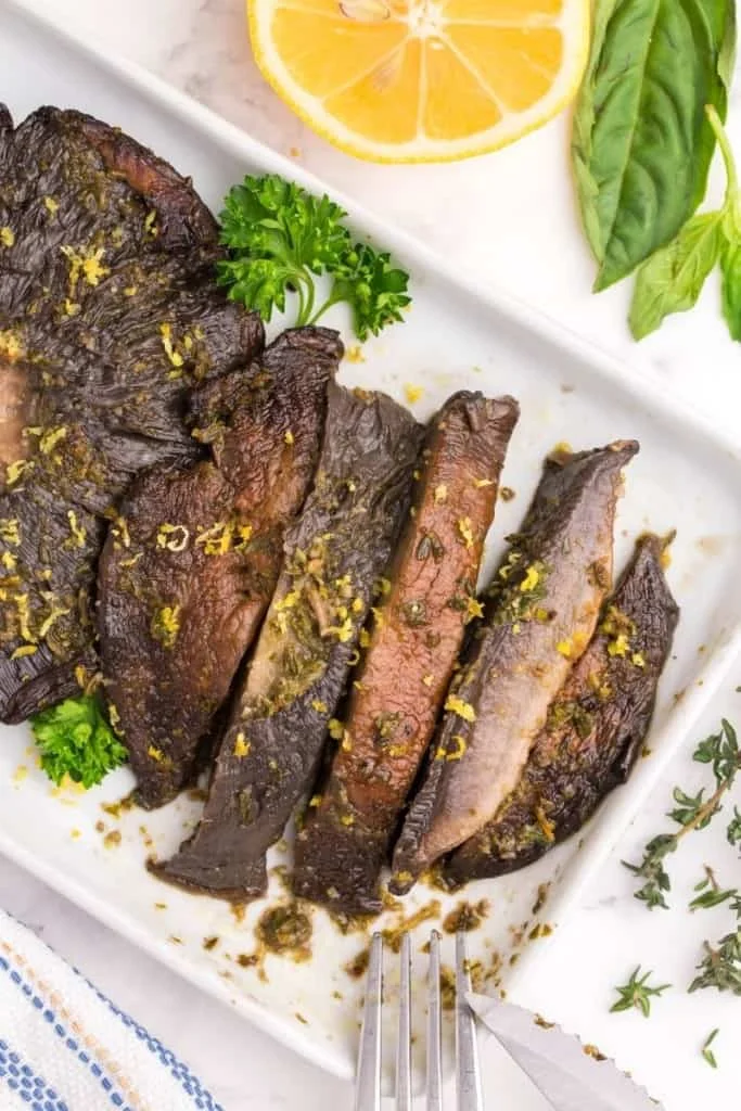 Air Fryer Portobello Mushroom