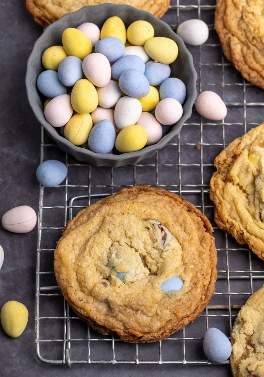 Gluten Free Cadbury Egg Cookies