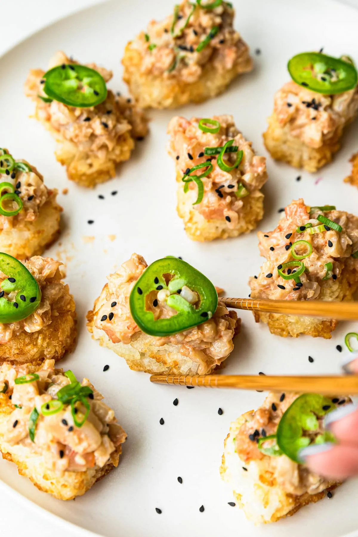 Spicy Shrimp Crispy Rice