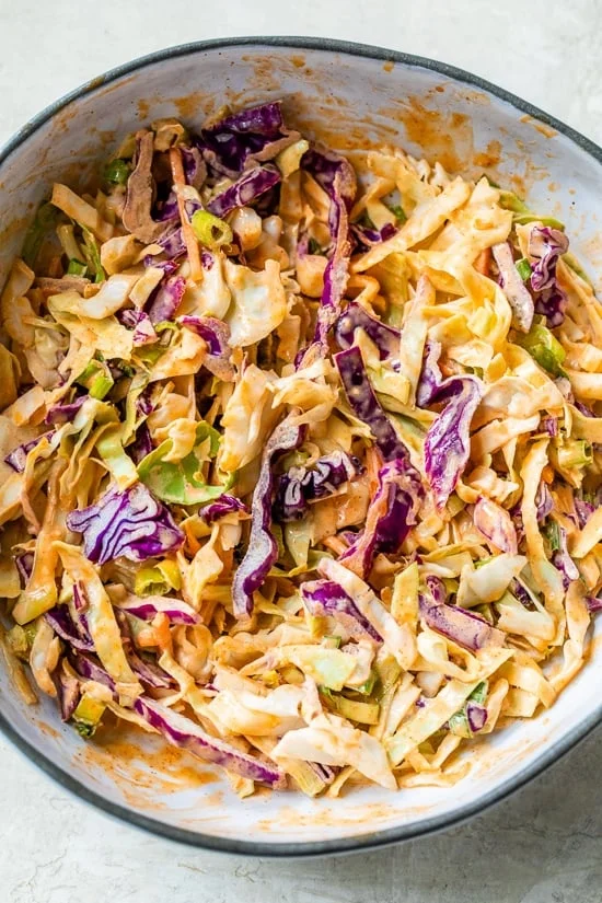 Spicy Slaw Ingredients