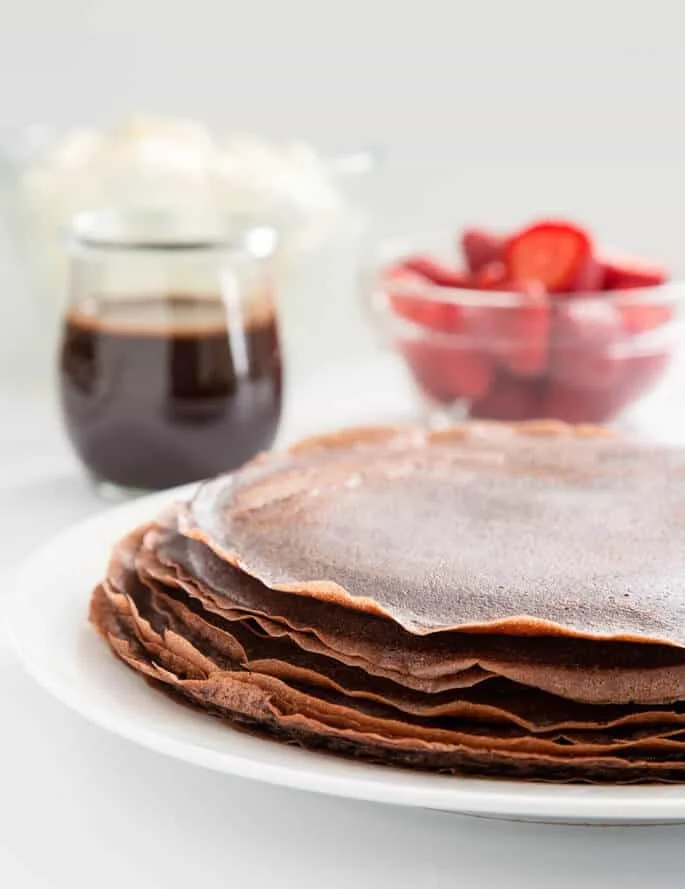 Gluten Free Chocolate Crêpes