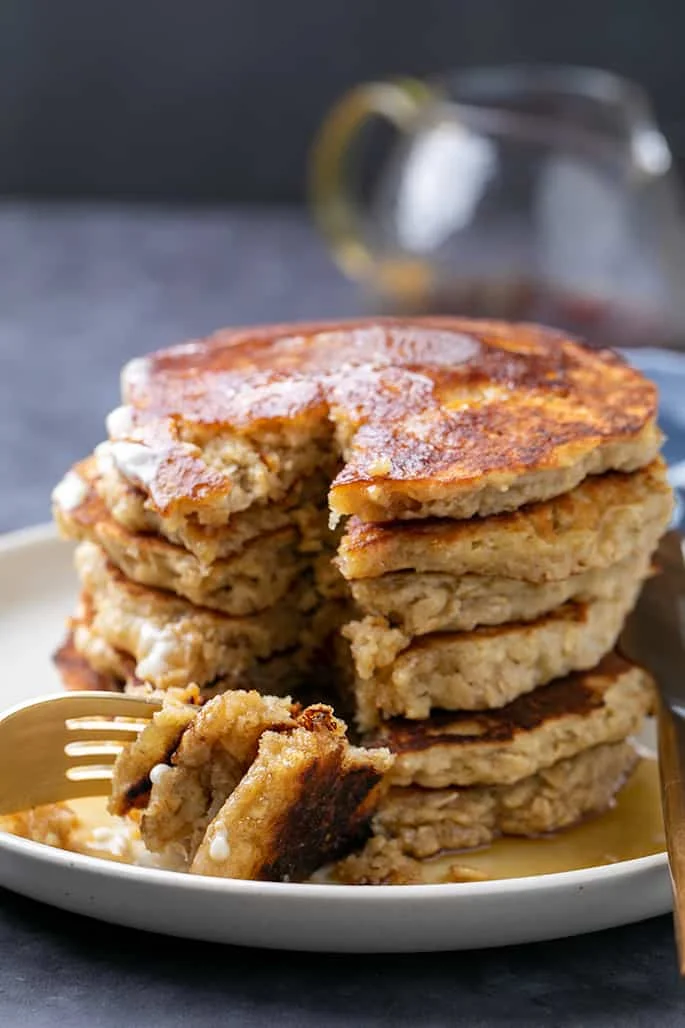 Gluten Free Oatmeal Pancakes Recipe | Fluffy and Filling