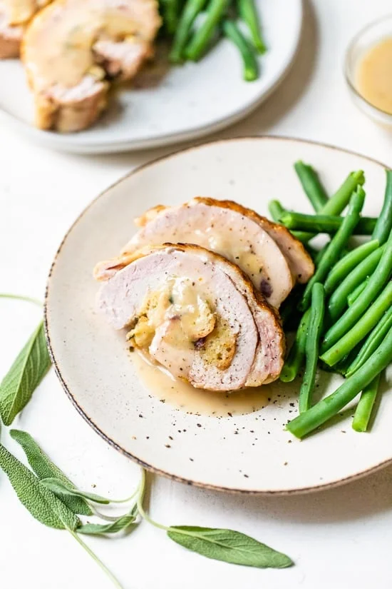 Turkey Roulade (Stuffed Turkey Breast)