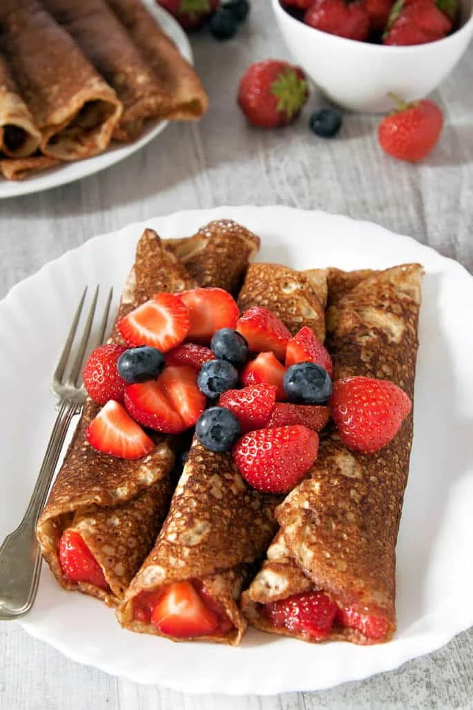 Gluten Free Swedish Pancakes | Homemade Thin Swedish Crepes