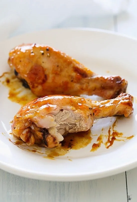 Sticky Baked Chicken with Apricot, Sage and Lemon Zest