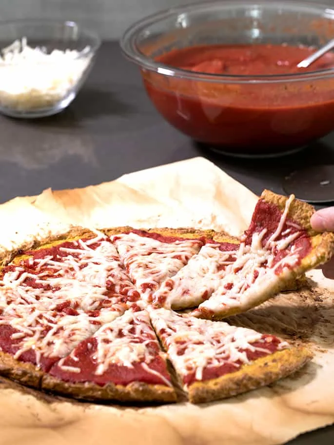 Cauliflower Low Carb Pizza Crust