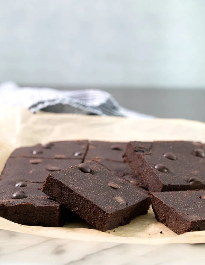 These coconut flour brownies are made with coconut sugar, unsweetened chocolate and plenty of cocoa powder for a rich, fudgy brownie—without too many eggs. They'll never guess it's actually healthy!